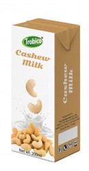Cashew milk 200ml in aseptic pak